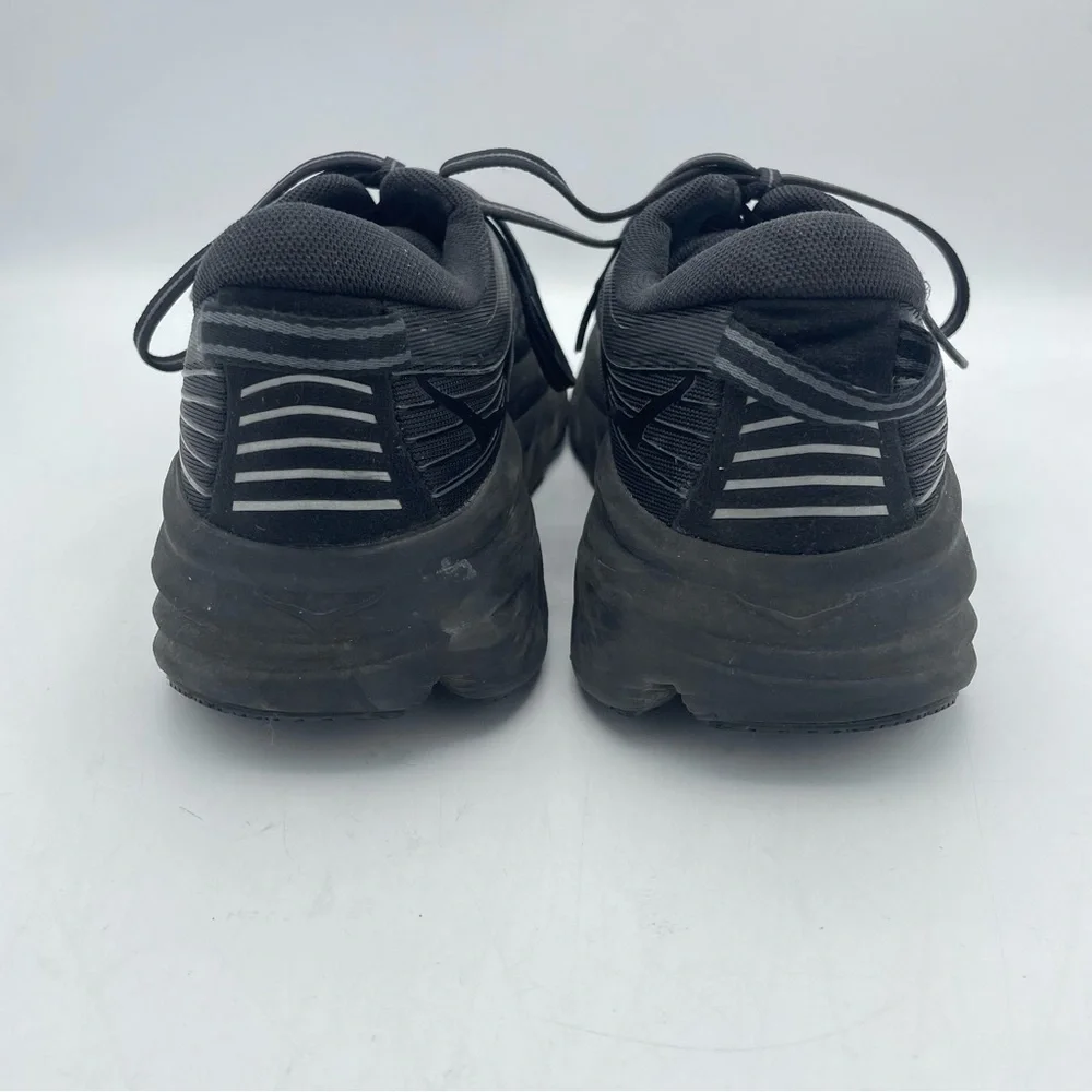 Hoka One One Black Athletic Shoes with Cushioned Sole and Breathable Mesh - Picture 4 of 10